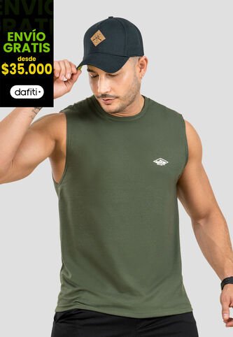Camisilla Hombre Verde Militar Mp 107011 MP