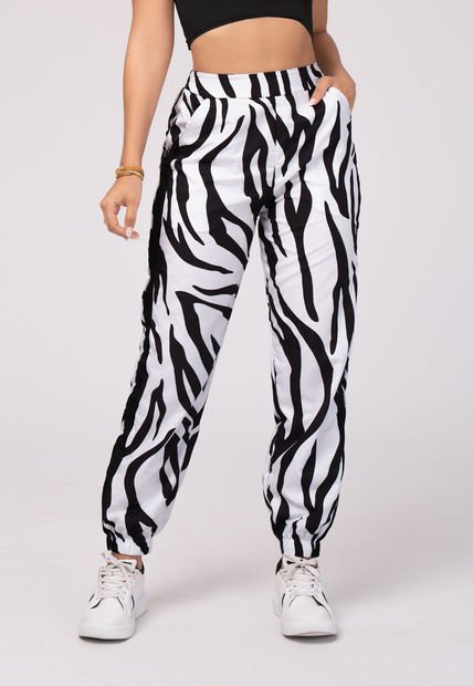 Pantalón Mujer Animal-Print Mp 103332
