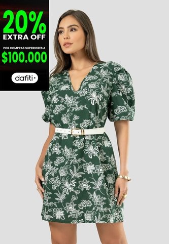 Vestido Mujer Estampado Mp 112594 MP