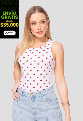 Blusa Paq X2 Mujer Estampado Mp 106616 MP