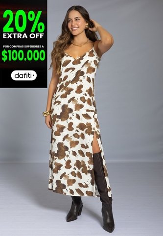 Vestido Mujer Estampado Mp 113248 MP