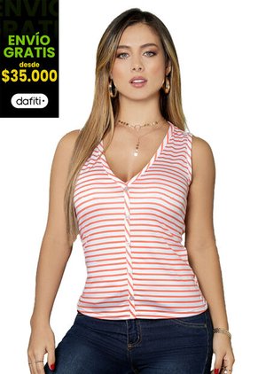 Camiseta Mujer Multicolor Mp 7228