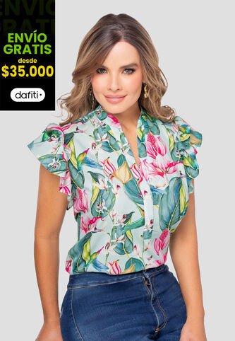 Blusa Mujer Estampado Mp 110136 MP