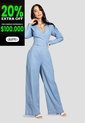 Enterizo Largo Mujer Azul Claro Mp 112684 de MP