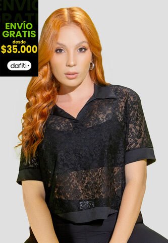 Blusa Mujer Negro Mp 108100 MP