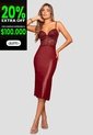 Vestido Largo Mujer Merlot Mp 112526 de MP
