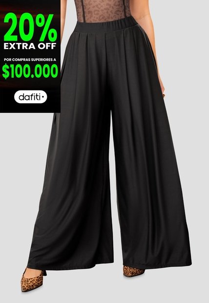 Pantalón Mujer Negro Mp 112389