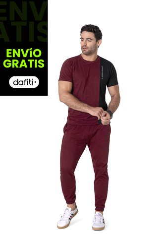 Jogger Masculino Vinotinto Mp 33636 MP