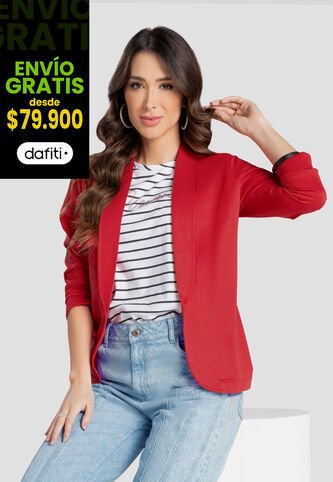 Blazer Mujer Rojo Mp 103988 MP