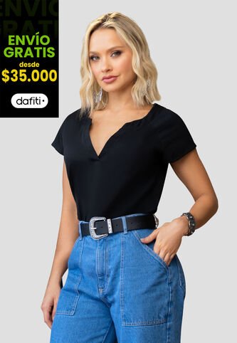 Blusa Mujer Negro Mp 104190 MP