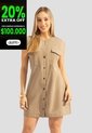 Vestido Corto Mujer Latte Mp 112322 de MP