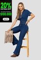 Enterizo Largo Mujer Azul Medio Mp 112371 de MP