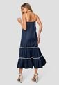 Vestido Largo Mujer Azul Oscuro Mp 113741 de MP