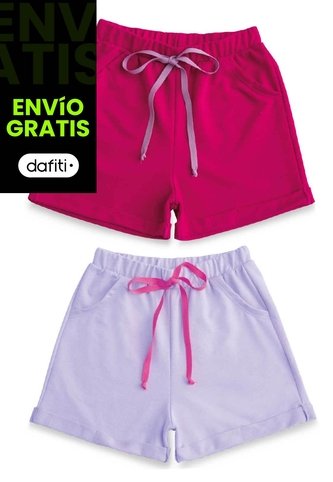 Short Paq X2 Infantil Multicolor Mp 78886 MP