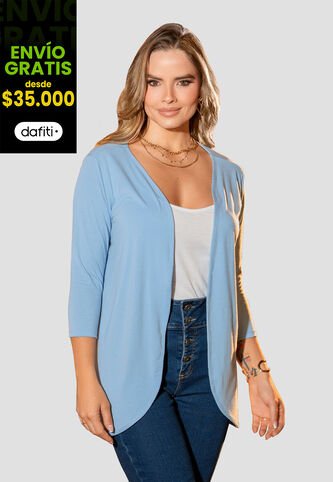 Cardigan Mujer Azul Claro Mp 105844 MP