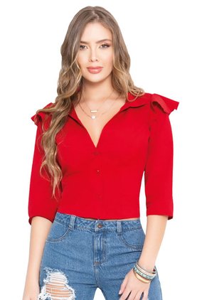 Blusa Mujer Rojo Mp 91783