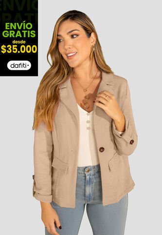Blazer Mujer Latte Mp 108305 MP