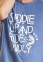 Camiseta Hombre Azul Indigo Mp 113724 de MP