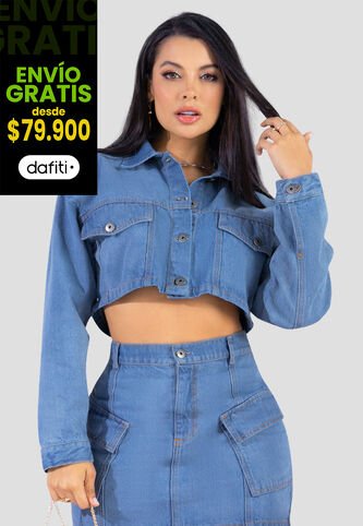 Chaqueta Mujer Azul Medio Mp 103241 MP