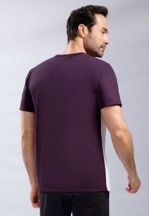 Camiseta Hombre Vino-Rosa-Blanco Mp 70042