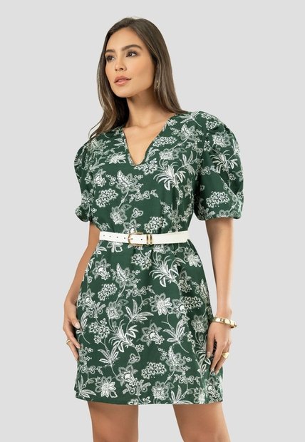Vestido Mujer Estampado Mp 112594