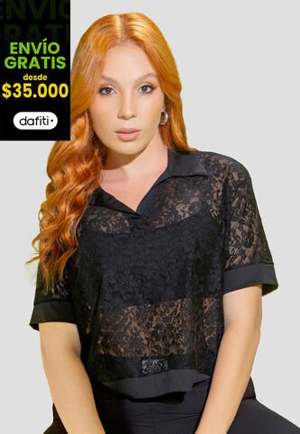 Blusa Mujer Negro Mp 108100 MP