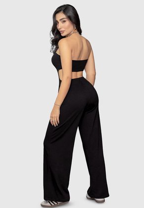 Enterizo Largo Mujer Negro Mp 110792