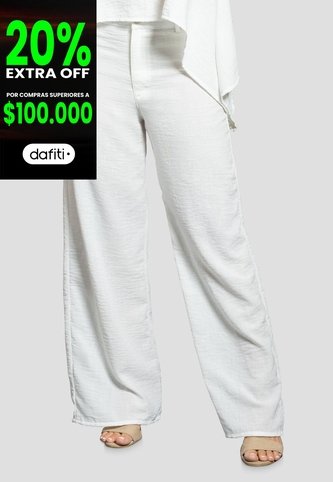Pantalón Mujer Marfil Mp 112223 MP