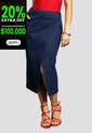 Falda Larga Mujer Azul Mp 111863 de MP