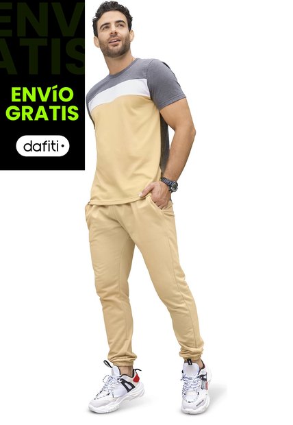 Jogger Hombre Caramelo Mp 3350