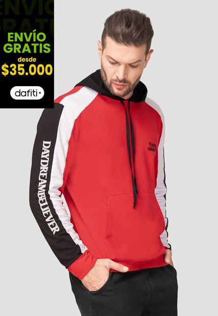 Buzo Hombre Rojo Mp 103620