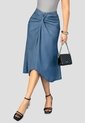 Falda Larga Mujer Azul Medio Mp 112372 de MP