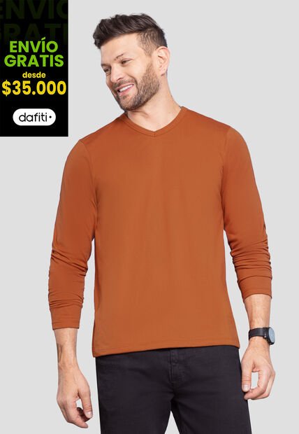 Camibuzo Hombre Ladrillo Mp 102564