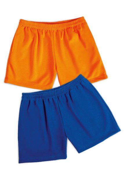 Bermuda Paq X2 Infantil Masculino Multicolor Mp 31607