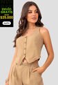 Chaleco Mujer Beige Mp 105144 de MP