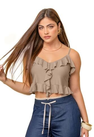Blusa Mujer Café Pardo Mp 113745 MP