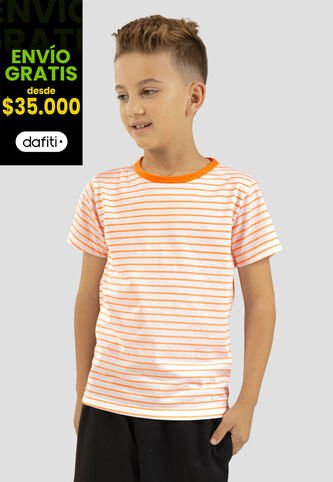 Camiseta Niños Mandarina Mp 101177 MP