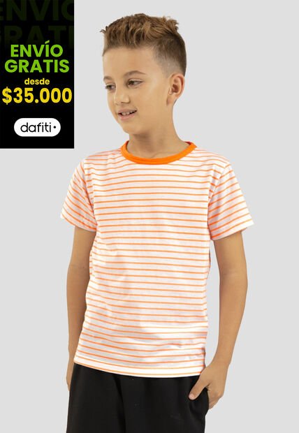 Camiseta Niños Mandarina Mp 101177