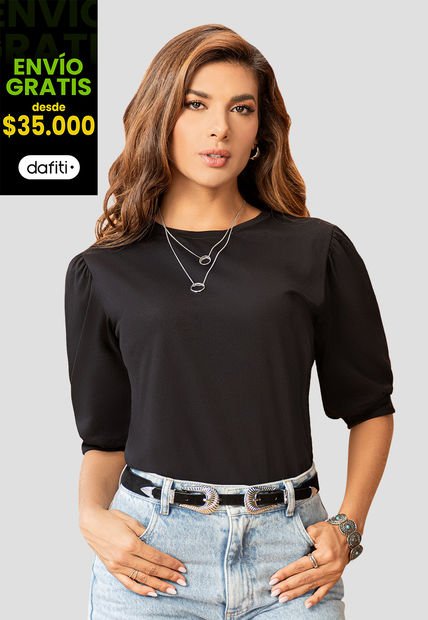 Blusa Mujer Negro Mp 106981