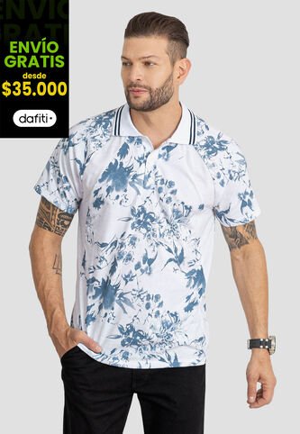 Polo Hombre Blanco Mp 103966 MP