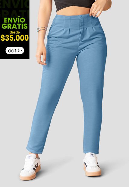 Pantalón Mujer Azul Indigo Mp 1785