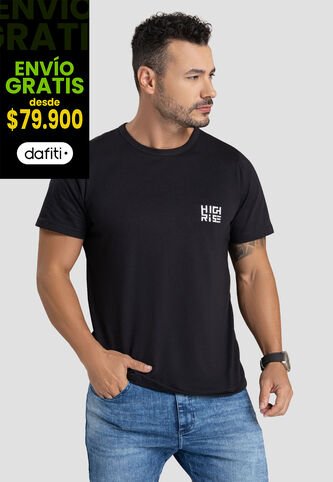 Camiseta Hombre Negro Mp 101746 MP