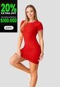 Vestido Corto Mujer Rojo Mp 111999 de MP