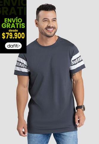 Camiseta Hombre Gris Oscuro Mp 101497 MP
