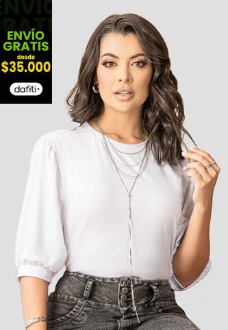 Blusa Mujer Blanco Mp 106981 MP