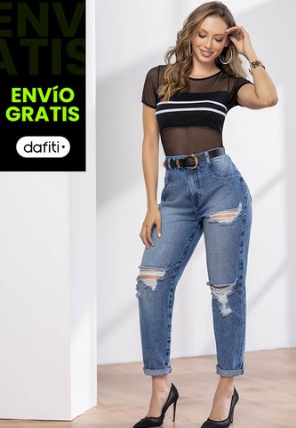 Jean Mujer Azul Medio Mp 02765 MP