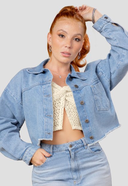 Chaqueta Mujer Azul Mp 107886