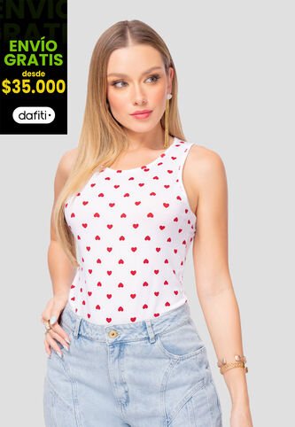 Blusa Paq X2 Mujer Estampado Mp 106616 MP