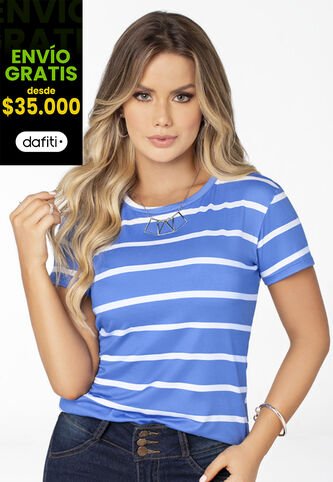 Camiseta Mujer Multicolor Mp 6117 MP