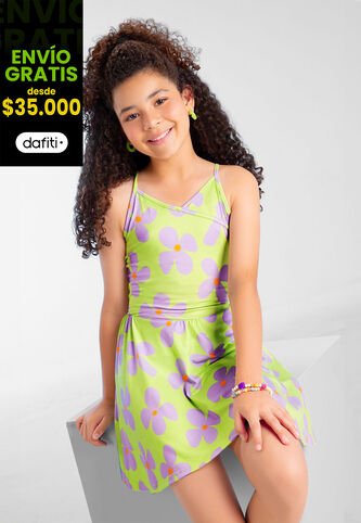 Vestido Infantil Femenino Multicolor Mp 102802 MP